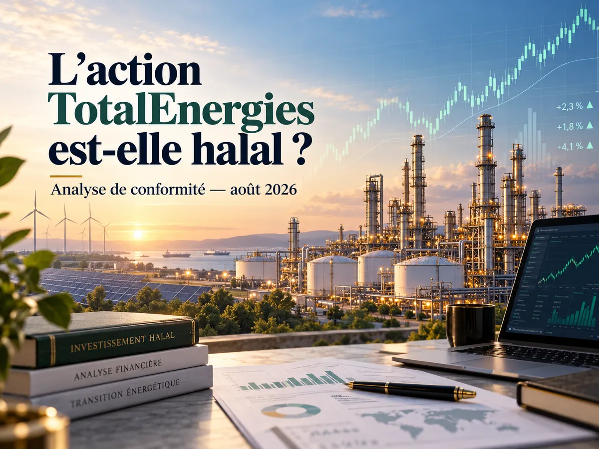 Action TotalEnergies halal – analyse de conformité 2026