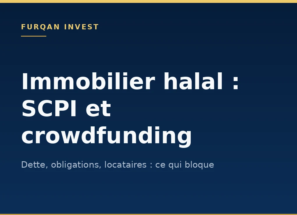 Immobilier halal : SCPI et crowdfunding au crible